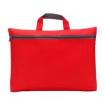 Document Bag Elfrieda Printed 600D Polyester Zipper A4