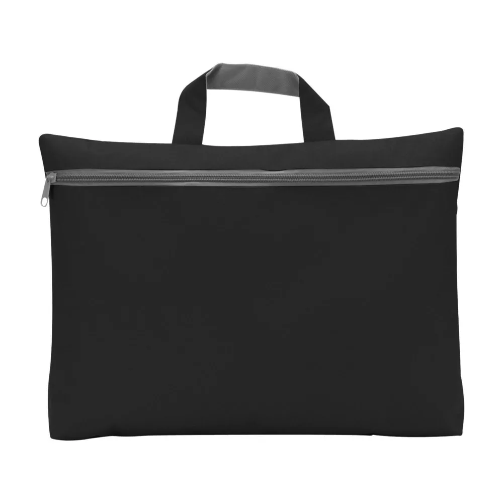Document Bag Elfrieda Printed 600D Polyester Zipper A4