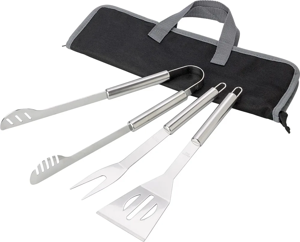 Barbecueset Priscilla | Rvs | 3 st productfoto 3 - Hidalgo-werbeartikel Barbecueset Priscilla | Rvs | 3 st — productfoto 3