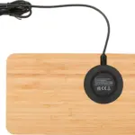 Draadloze oplader Faye | Bamboe | Bureau-organizer — productfoto 4