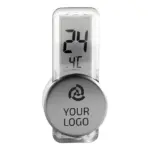 Thermometer Roxanne | Kunststof | Zuignap | Zilver — productfoto 3