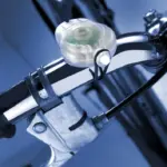 LED Fahrradlampen Amira bedrucken 2 Leuchtmodi ABS 2er Set — Produktfoto 6