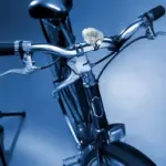 LED Fahrradlampen Amira bedrucken 2 Leuchtmodi ABS 2er Set — Produktfoto 16