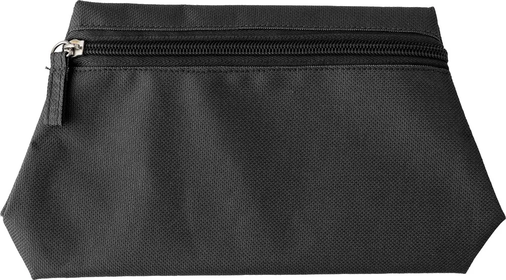 Toilettas Bonnie | Polyester 600D zwart - Hidalgo-werbeartikel Toilettas Bonnie | Polyester 600D, zwart