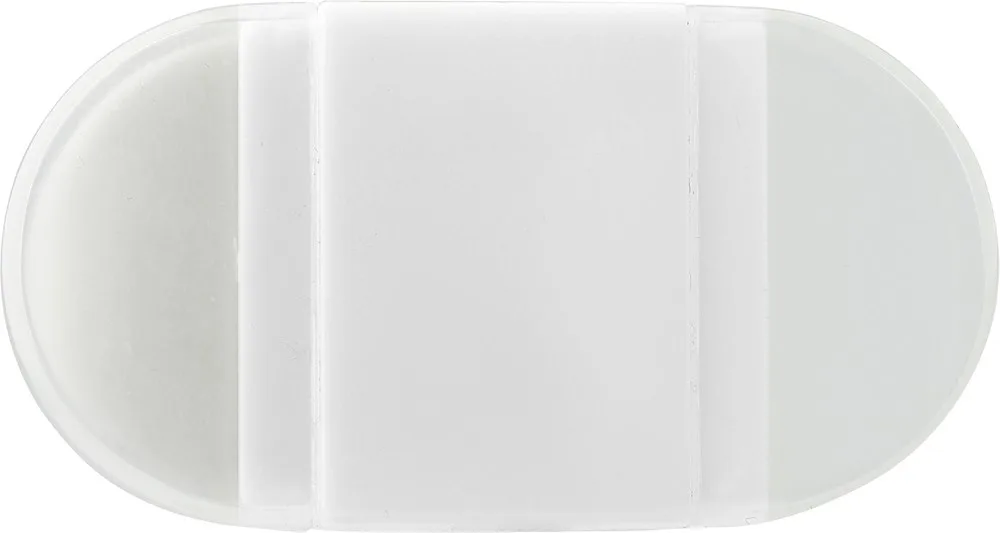 Puntenslijper en gum Pauline | 2-in-1 wit - Hidalgo-werbeartikel Puntenslijper en gum Pauline | 2-in-1, wit
