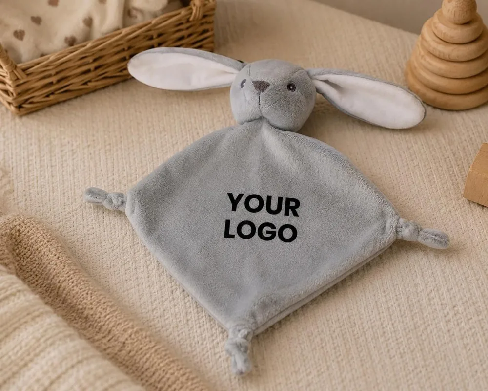 Plush Baby Comforter Amelia Printed Soft Polyester One Size — product photo 8