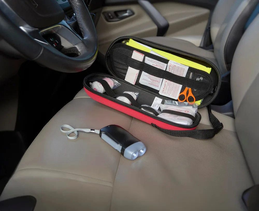 First Aid Kit Hazel Printed Car EVA Case 40-Piece — product photo 3