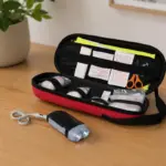 First Aid Kit Hazel Printed Car EVA Case 40-Piece — product photo 11