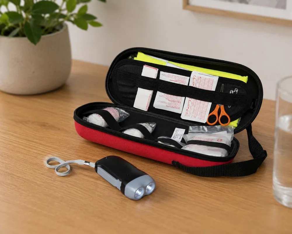 First Aid Kit Hazel Printed Car EVA Case 40-Piece — product photo 11