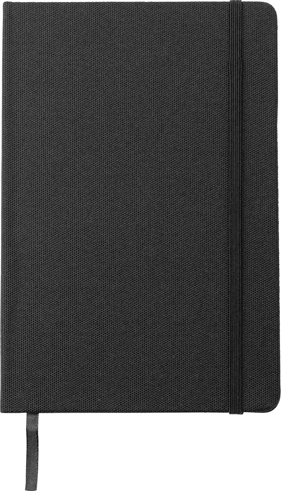 Notitieboek Samira | Gerecycled | A5 | Gelijnd zwart - Hidalgo Notitieboek Samira | Gerecycled | A5 | Gelijnd, zwart