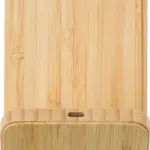Bamboe draadloze oplader Claudie — productfoto 2