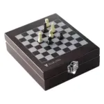 Wijnset Renée | Houten kist | Schaakbordlid | 4 st — productfoto 3