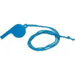 Fluitje Josh | Kunststof | Met koord, blauw