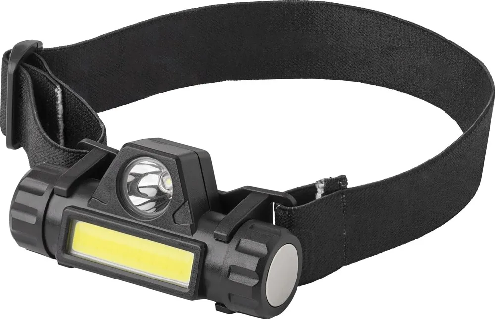 Hoofdlamp Mina | Kunststof | LED + COB | USB-C oplaadbaar