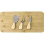Kaasplank Regina | Bamboe | 4 stuks — productfoto 3