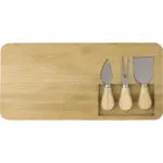 Kaasplank Regina | Bamboe | 4 stuks — productfoto 5