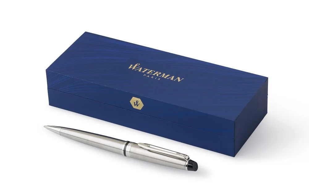 Waterman Expert balpen | Roestvrijstaal - Hidalgo Waterman Expert balpen | Roestvrijstaal
