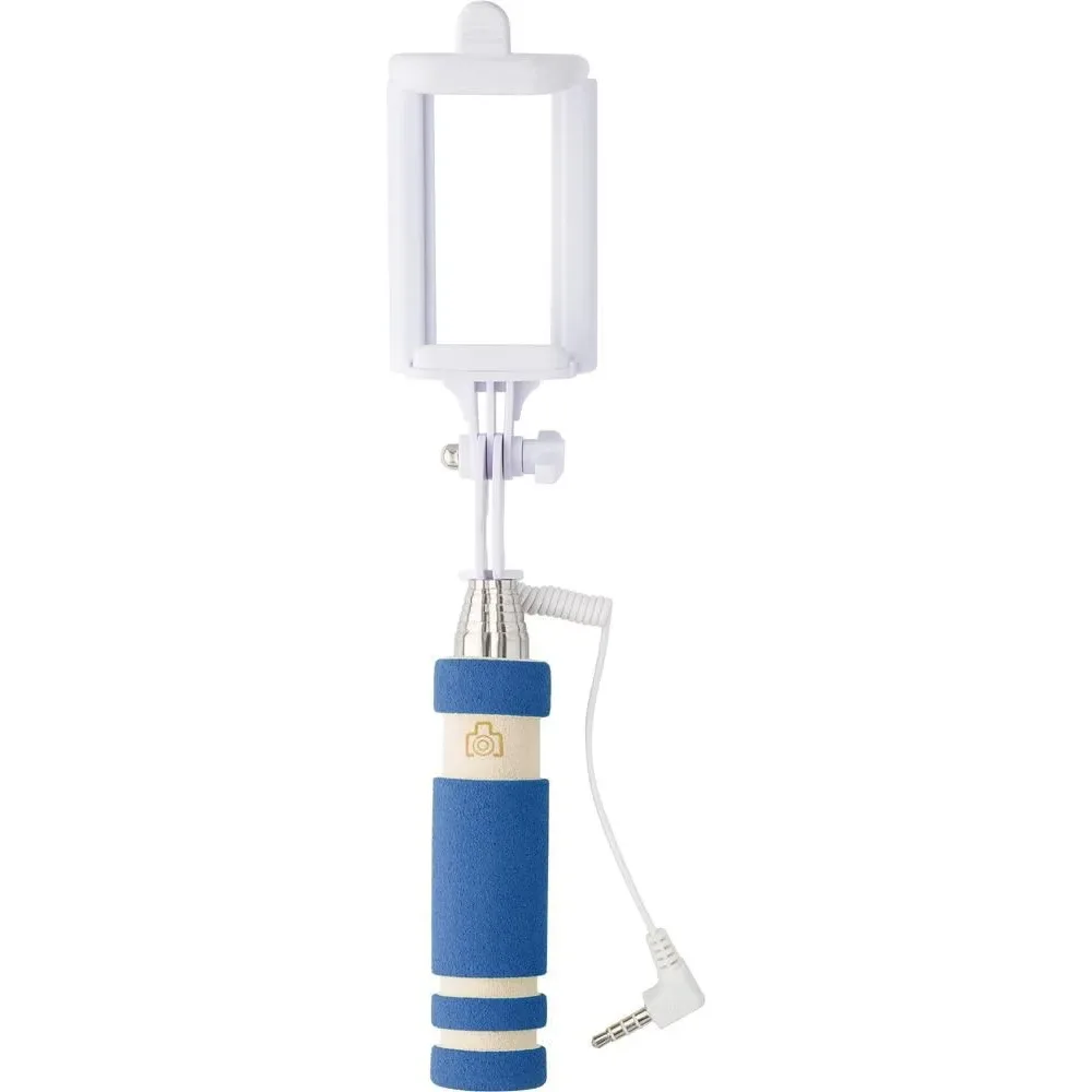 Selfiestick Ursula blauw - Hidalgo-werbeartikel Selfiestick Ursula, blauw