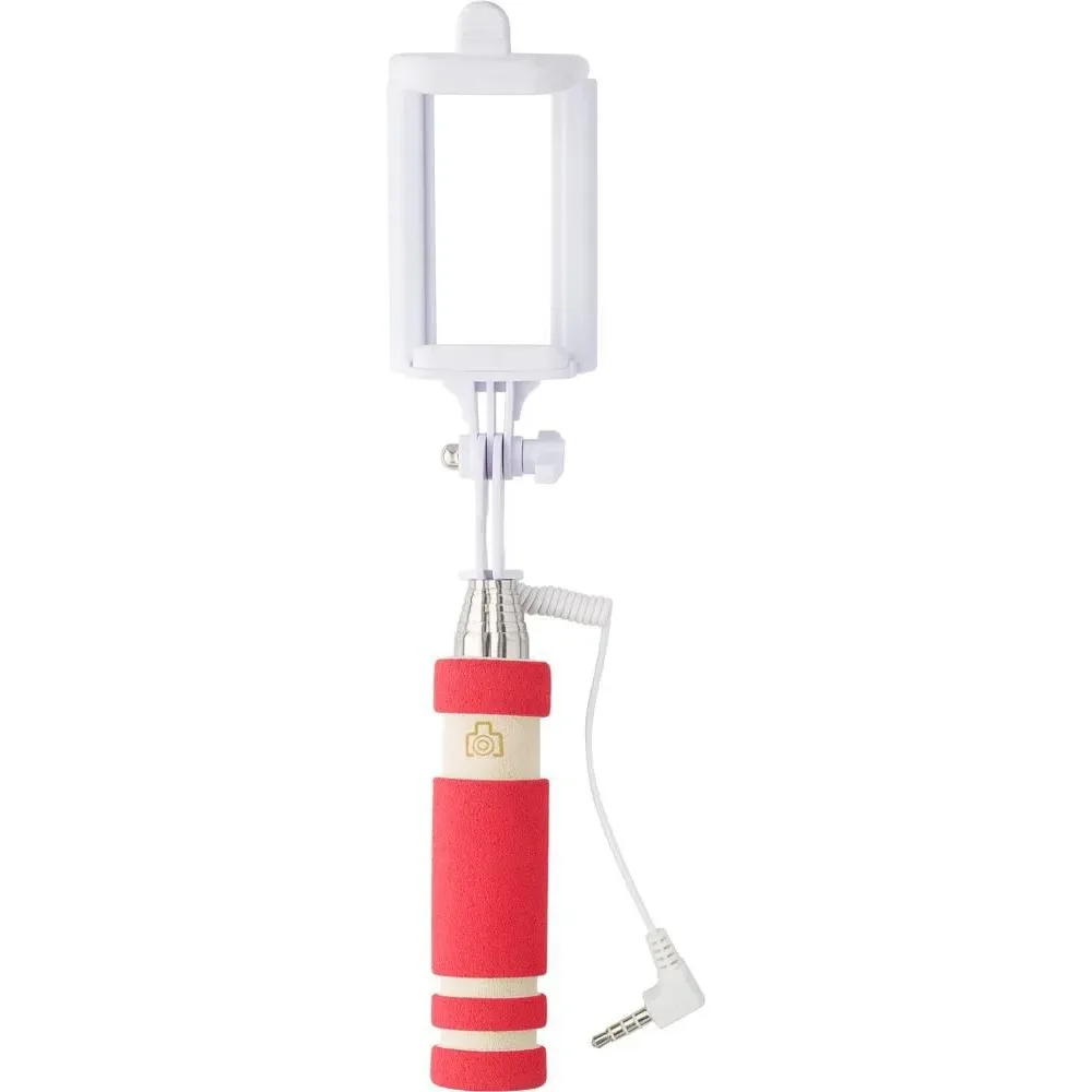 Selfiestick Ursula rood - Hidalgo-werbeartikel Selfiestick Ursula, rood