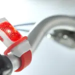 Fietslamp Duncan | Kunststof | 3+1 LED | Siliconen band — productfoto 3