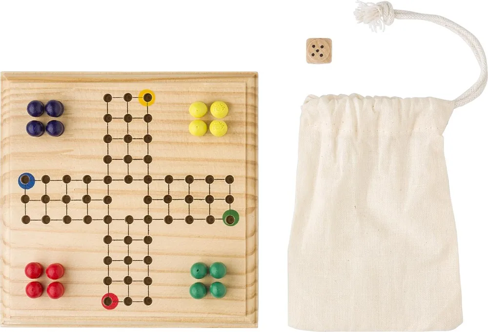 Houten ludo spel Yasir