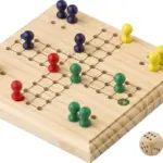 Houten ludo spel Yasir — productfoto 4