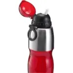 PS en RVS fles Emberly — productfoto 3