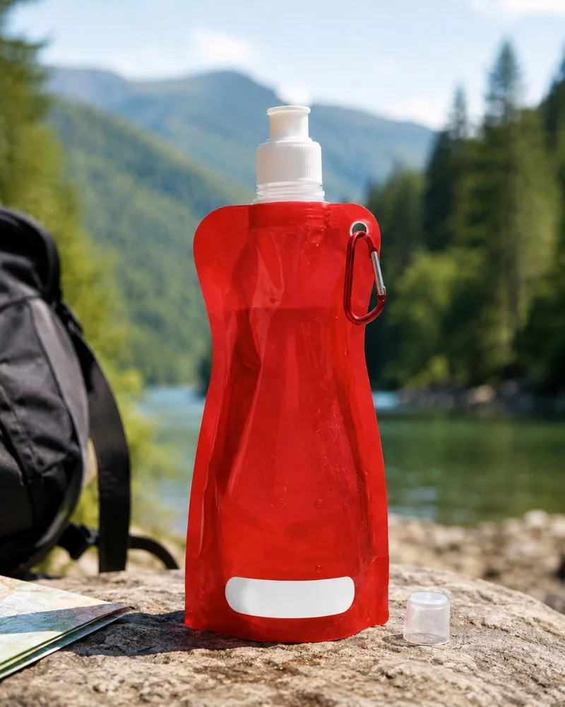 Opvouwbare fles Bailey | 420 ml productfoto 5 - Bidons & Shakers Opvouwbare fles Bailey | 420 ml — productfoto 5
