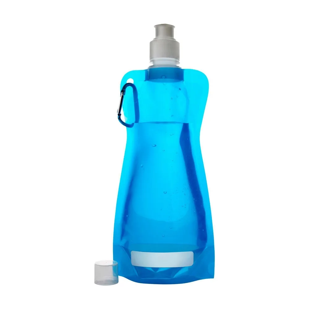 Opvouwbare fles Bailey | 420 ml lichtblauw - Bidons & Shakers Opvouwbare fles Bailey | 420 ml, lichtblauw