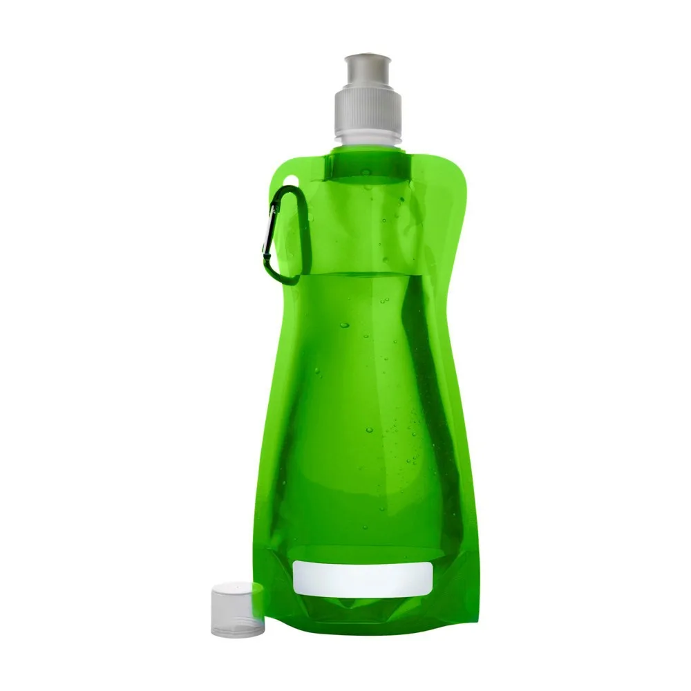 Opvouwbare fles Bailey | 420 ml lichtgroen - Bidons & Shakers Opvouwbare fles Bailey | 420 ml, lichtgroen