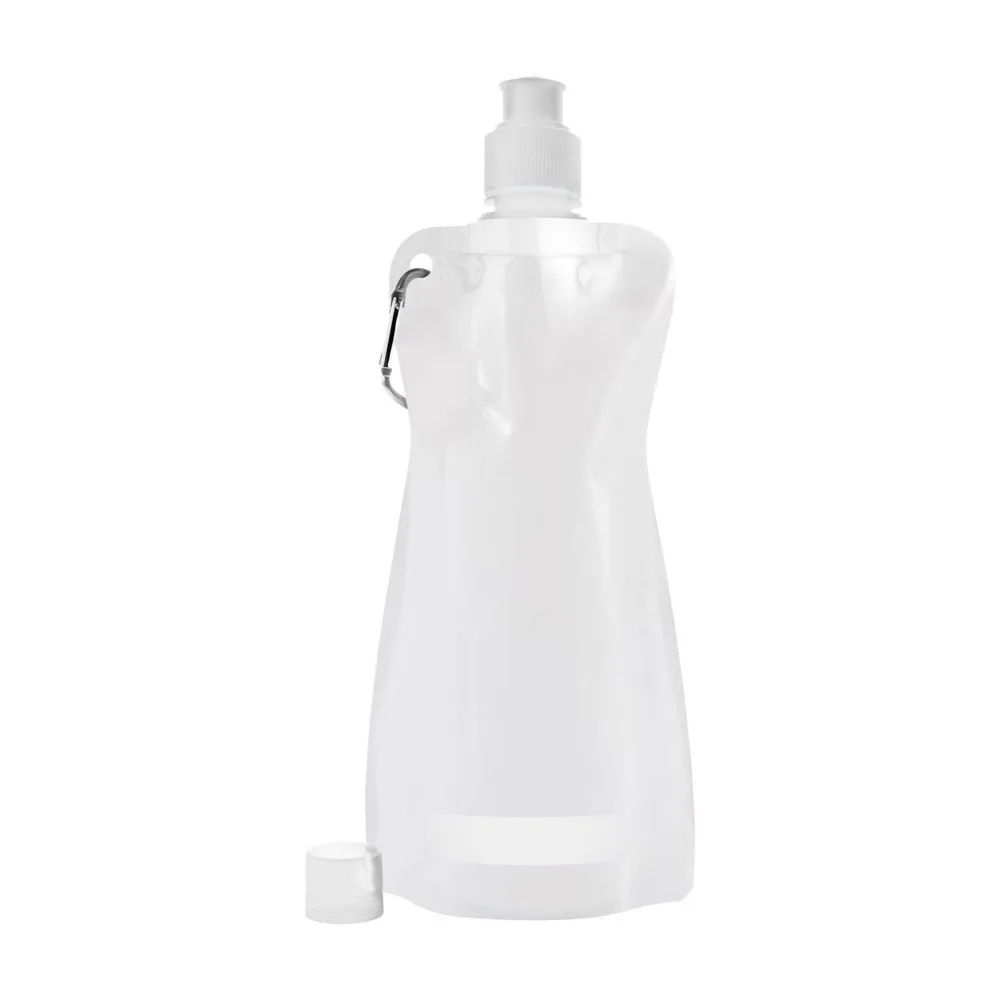 Opvouwbare fles Bailey | 420 ml wit - Bidons & Shakers Opvouwbare fles Bailey | 420 ml, wit