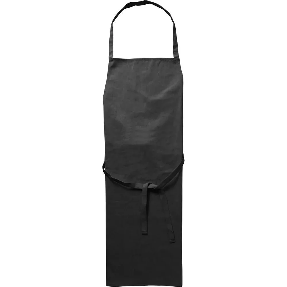 Katoenen 180grm² keukenschort Misty zwart - Hidalgo-werbeartikel Katoenen (180gr/m²) keukenschort Misty, zwart