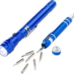 Zaklamp en schroevendraaier Olivia | Aluminium | 2-in-1 — productfoto 4