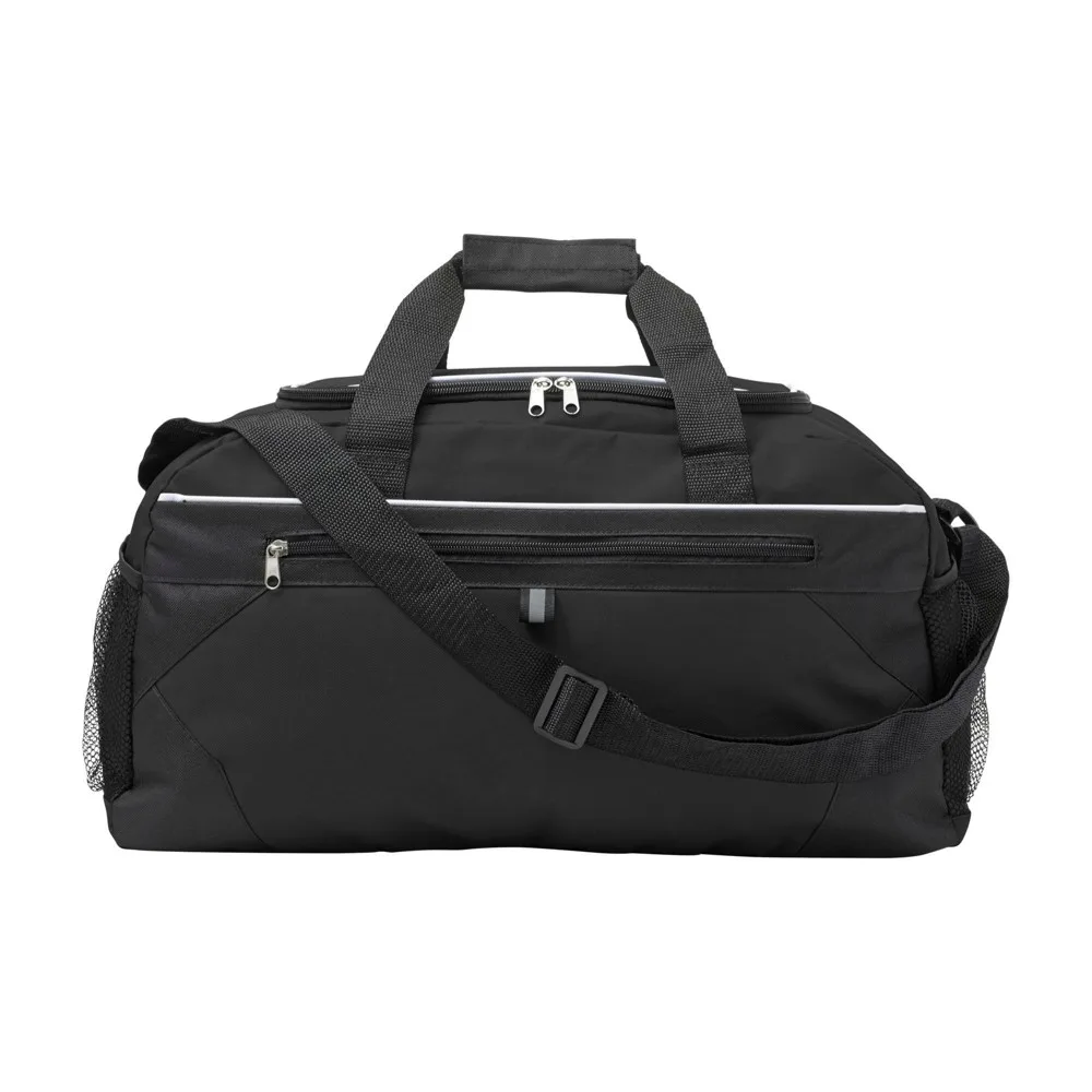 Custom Sports Bag Daphne Printed 600D Front Pocket Large