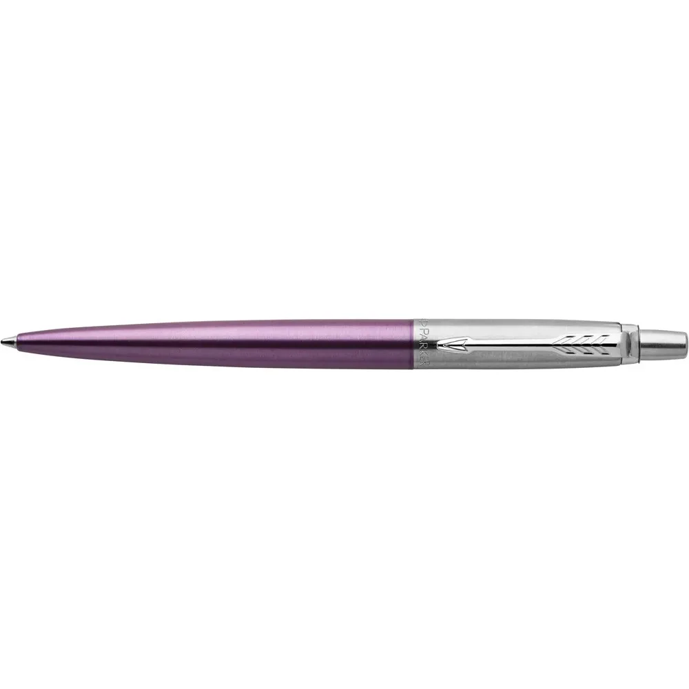 Parker Jotter Core balpen | Roestvrijstaal violet - Hidalgo-werbeartikel Parker Jotter Core balpen | Roestvrijstaal, violet