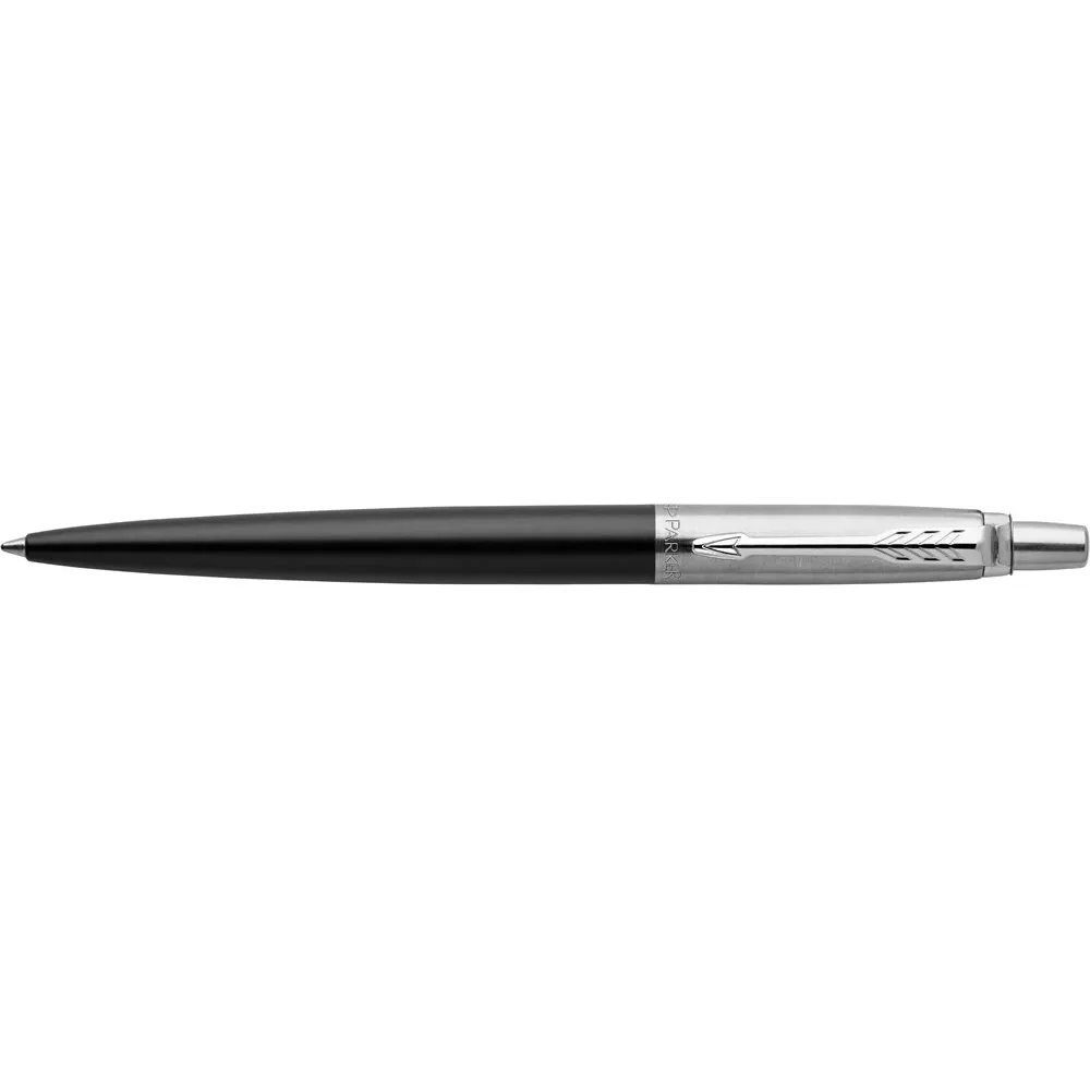 Parker Jotter Core balpen | Roestvrijstaal zwart - Hidalgo-werbeartikel Parker Jotter Core balpen | Roestvrijstaal, zwart