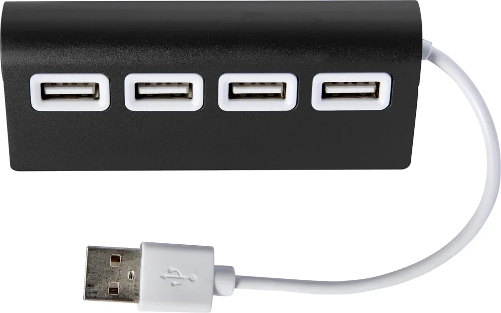 USB-hub Leo | Aluminium | 4 poorten