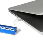 USB-hub Leo | Aluminium | 4 poorten — productfoto 2