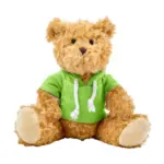 Teddybeer Monty groen - Hidalgo-werbeartikel Teddybeer Monty, groen