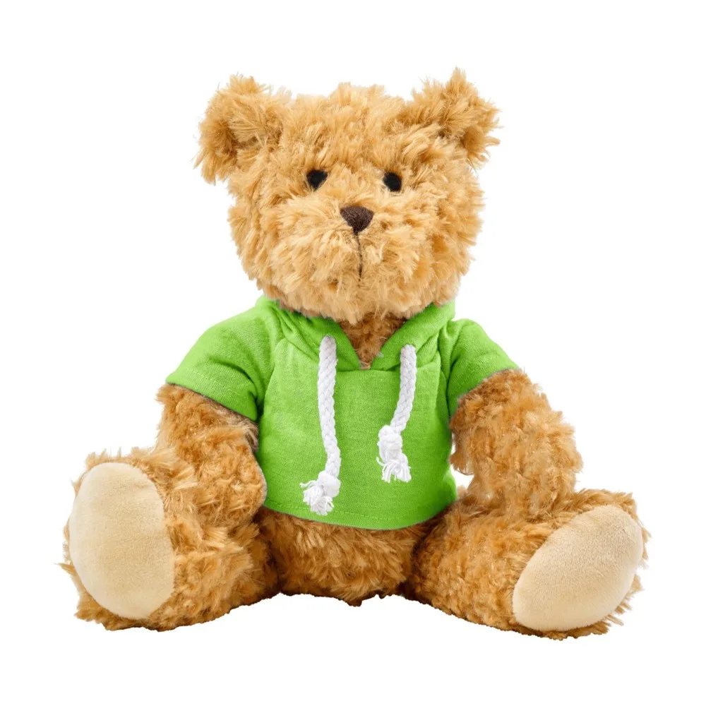 Teddybeer Monty groen - Hidalgo-werbeartikel Teddybeer Monty, groen