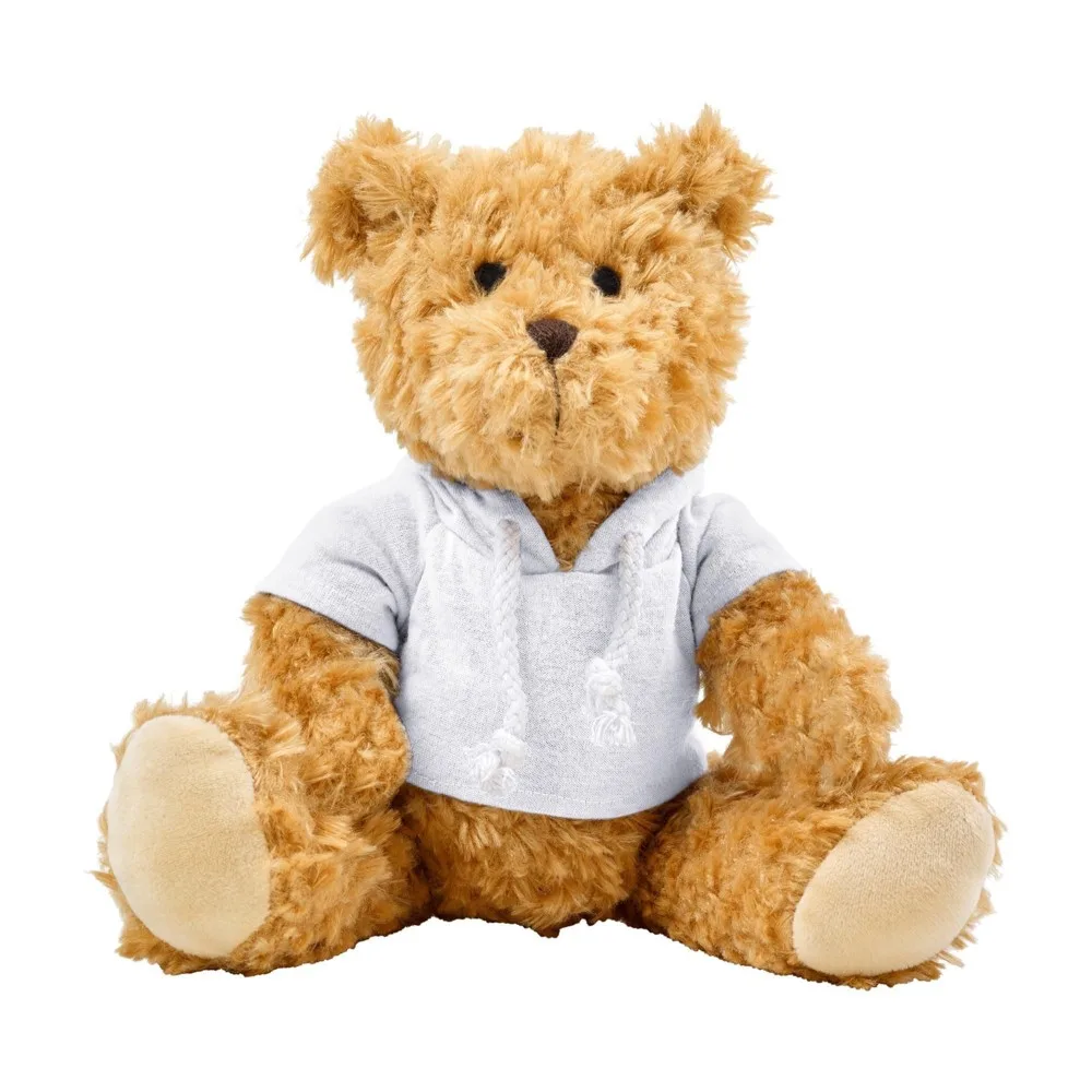 Teddybeer Monty wit - Hidalgo-werbeartikel Teddybeer Monty, wit