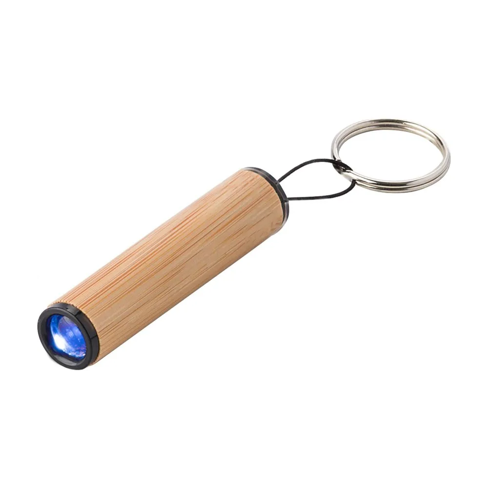 Sleutelhanger met lampje Ilse, bruin