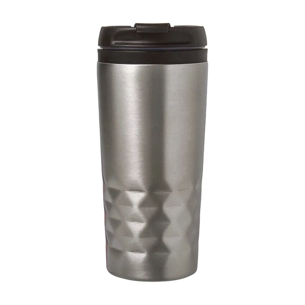 Dubbelwandige thermosbeker Lorraine | 300 ml zilver - Hidalgo-werbeartikel Dubbelwandige thermosbeker Lorraine | 300 ml, zilver