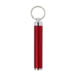Sleutelhanger met zaklamp Zola, rood