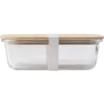 Lunchbox Nicole | Glas | Bamboe deksel | 900 ml — productfoto 2
