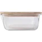 Lunchbox Nicole | Glas | Bamboe deksel | 900 ml — productfoto 4