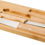 Messenset Tony | Bamboe | 2 st | Magnetische doos — productfoto 5