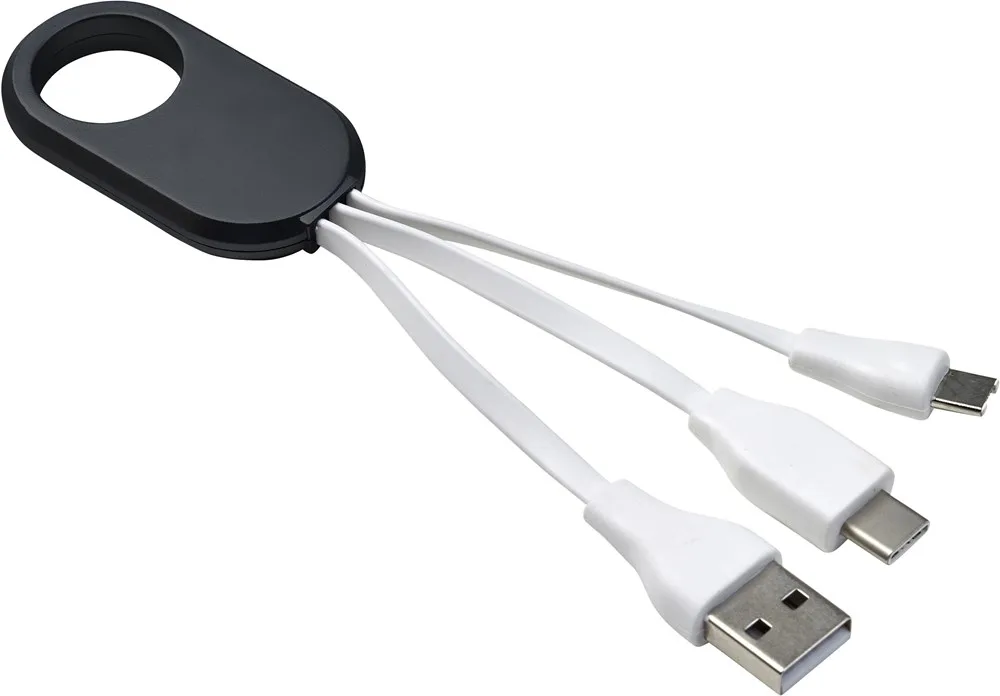 Oplaadkabel Pilar | 3-in-1 productfoto 3 - Hidalgo-werbeartikel Oplaadkabel Pilar | 3-in-1 — productfoto 3