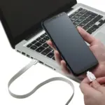 Keycord met oplaadkabel Marguerite | 3-in-1 — productfoto 3