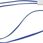 Keycord met oplaadkabel Marguerite | 3-in-1 blauw - Hidalgo-werbeartikel Keycord met oplaadkabel Marguerite | 3-in-1, blauw